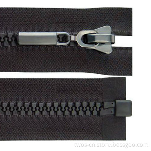 0/E, C/E Plastic Jacket/Coat Zipper, Various Colors are Available